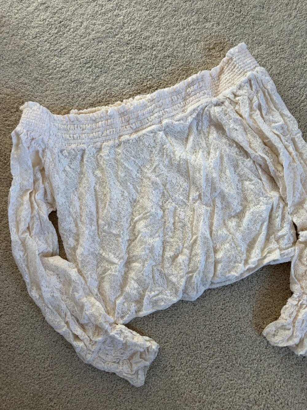 Free People Off-Shoulder Long Sleeve